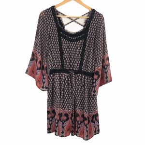 Miss Me Women's Paisley Bohemian Dress